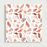 "Neutral Seashell Liner | Set of 25 Square Envelope Liners" - Envelope Liners in multicolorassorted-colors by Nikki Turner