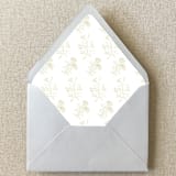 "Ivory Cream Vintage Toile Envelope Liner | Set of 10 | For 5x7” Invitations" - Envelope Liners in white by Cotton and Bow