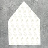 "Ivory Cream Vintage Toile Envelope Liner | Set of 10 | For 5x7” Invitations" - Envelope Liners in white by Cotton and Bow