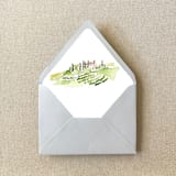"Tuscany Italy Watercolor Euroflap Envelope Liner | Set of 10 | For 5x7” invitations" - Envelope Liners in multicolorassorted-colors by Cotton and Bow