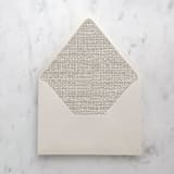 "A7 Envelope Liners Linen Texture Taupe (set of 10)" - Envelope Liners in beige by Design by Laney