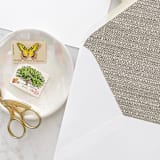 "A7 Envelope Liners Linen Texture Taupe (set of 10)" - Envelope Liners in beige by Design by Laney