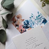 "Garden Watercolor Envelope Liner | Set of 10" - Envelope Liners in white by Campofiore Paper Studio