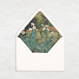"A7 Envelope Liners // Field of Poppies (Set of 25)" - Envelope Liners in green by Clover and Lamb