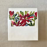 "Holiday Cheer Floral Envelope Liner for A7 Envelopes (10 Pack)" - Envelope Liners in multicolor by Renée Stramel