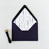 "Purple Wildflower Envelope Liner, Set of 10" - Envelope Liners in purple by Eva Friesen