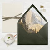 "A7 Fine Art Envelope Liners // Yosemite Valley (Set of 25)" - Envelope Liners in beige by Clover and Lamb