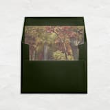 "A7 Fine Art Envelope Liners Square Flap // Autumn Woodland (Set of 25)" - Envelope Liners in multicolorassorted-colors by Clover and Lamb