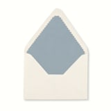 "Dusty Blue Scalloped Laser Envelope Liner (Pack of 20)" - Envelope Liners in blue by Paper Haven