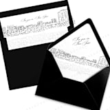 "San Jose Skyline Envelope Liner with custom text/saying | Set of 10 | For 5x7 Minted Square Flap Envelope" - Envelope Liners in white by Kimee Meyer