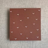 "Rust baby ribbon bows envelope liner for A7 square flap envelope | pack of 10" - Envelope Liners in copper by Ivory Invitations
