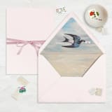 "A7 Valentine Liners // Winged Messenger (Set of 25)" - Envelope Liners in multicolorassorted-colors by Clover and Lamb