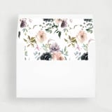 "Blush and Purple Floral Liner | Set of 25 Envelope Liners" - Envelope Liners in purple by Nikki Turner