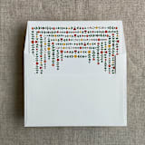 "Still bloom floral printed liner for A7 square flap envelope | pack of 10" - Envelope Liners in multicolorassorted-colors by Ivory Invitations