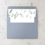"A7 Envelope Liners Greenery Vines Square Flap (set of 10)" - Envelope Liners in green by Design by Laney