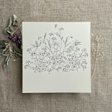"Adorable wild floral envelope liner for A7 square flap envelope | pack of 10" - Envelope Liners in beige by Ivory Invitations