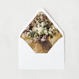 "Blossoming Elegance | Set of 25 Euro Envelope Liners" - Envelope Liners in copper by Nikki Turner