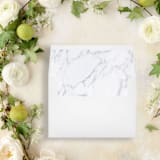 "Marble Liner | Set of 25 Envelope Liners" - Envelope Liners in gray by Nikki Turner