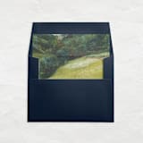 "A7 Fine Art Envelope Liners Square Flap // Luscious Field (Set of 25)" - Envelope Liners in green by Clover and Lamb