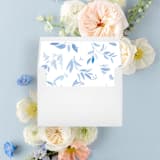 "Too Blue  | Set of 25 Envelope Liners" - Envelope Liners in blue by Nikki Turner