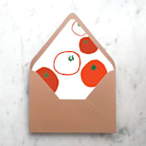 "A7 Envelope Liners Italian Tomatoes (set of 10)" - Envelope Liners in red by Design by Laney