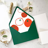 "A7 Envelope Liners Italian Tomatoes (set of 10)" - Envelope Liners in red by Design by Laney