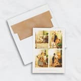 "Camel Velvet Envelope Liners for 5 x 7 Cards (Set of 10)" - Envelope Liners in brown by Caroline Russo