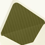 "Olive Tonal Stripe Envelope Liner | Set of 10" - Envelope Liners in green by Paper Haven