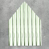 "Sage Green Stripe Envelope Liner | Set of 10 | For 5x7” Invitations" - Envelope Liners in green by Cotton and Bow