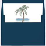 "Original watercolor Palm Tree Envelope Liner | Set of 10 | For 5x7 Minted Square Flap Envelope" - Envelope Liners in white by Kimee Meyer