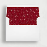 "North Pole Express: Adorable Christmas Envelope Liners | Set of 25" - Envelope Liners in red by Nikki Turner