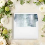 "Grey Watercolor Liner | Set of 25 Envelope Liners" - Envelope Liners in gray by Nikki Turner