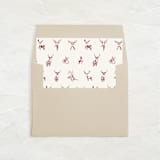 "A7 Envelope Liners Square Flap // Darling Deer (Set of 25)" - Envelope Liners in red by Clover and Lamb