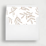 "Terracotta Line  | Set of 25 Envelope Liners" - Envelope Liners in beige by Nikki Turner