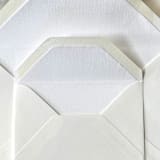 "White Linen Envelope Liners A9 With Envelopes | Set of 50" - Envelope Liners in white by Christopher Neubauer