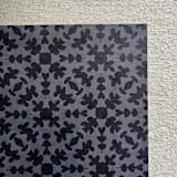 "A7 Envelope Liners Isabella in Noir on Noir for Straight Flap Envelopes | Pack of 10" - Envelope Liners in black by Renée Stramel