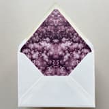 "A7 Envelope Liners Painted Symmetry in Wine Red | Pack of 10" - Envelope Liners in red by Renée Stramel