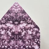 "A7 Envelope Liners Painted Symmetry in Wine Red | Pack of 10" - Envelope Liners in red by Renée Stramel