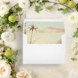 "Touch of Paradise Liner | Set of 25 Square Envelope Liners" - Envelope Liners in multicolor by Nikki Turner