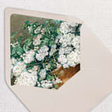 "White Florals In Vase, A7 Envelope Liners, Pack of 25" - Envelope Liners in multicolorassorted-colors by Studio Lavender