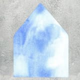 "Blue Watercolor Envelope Liner | Set of 10 | For 5x7” invitations" - Envelope Liners in blue by Cotton and Bow
