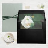 "A7 Fine Art Envelope Liners Square Flap // Moonlit Rose (Set of 25)" - Envelope Liners in white by Clover and Lamb