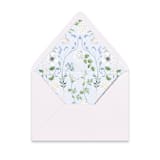"Blue and White Chinoiserie Vine Envelope Liner" - Envelope Liners in multicolorassorted-colors by Papel Custom Design