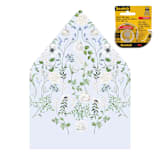 "Blue and White Chinoiserie Vine Envelope Liner" - Envelope Liners in multicolorassorted-colors by Papel Custom Design