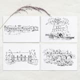 "Custom A7 Venue Sketch Liners // Set of 125" - Envelope Liners in black by Clover and Lamb