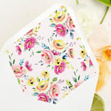 "All Pink  | Set of 25 Euro Envelope Liners" - Envelope Liners in pink by Nikki Turner