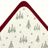 "Vintage Christmas Tree Envelope Liner | Set of 10" - Envelope Liners in multicolor by Paper Haven