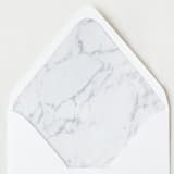 "Marble Liner | Set of 25 Euro Envelope Liners" - Envelope Liners in gray by Nikki Turner