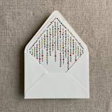 "Still bloom floral printed liner for A7 euro flap envelope | pack of 10" - Envelope Liners in multicolorassorted-colors by Ivory Invitations