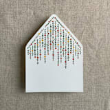 "Still bloom floral printed liner for A7 euro flap envelope | pack of 10" - Envelope Liners in multicolorassorted-colors by Ivory Invitations